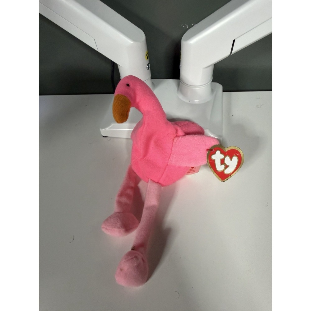 Ty Beanie Babies Pinky The Flamingo 3rd/2nd Generation Tags B-1